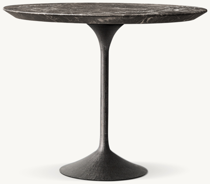 Shown in Black Emperador Marble/Cast Iron.