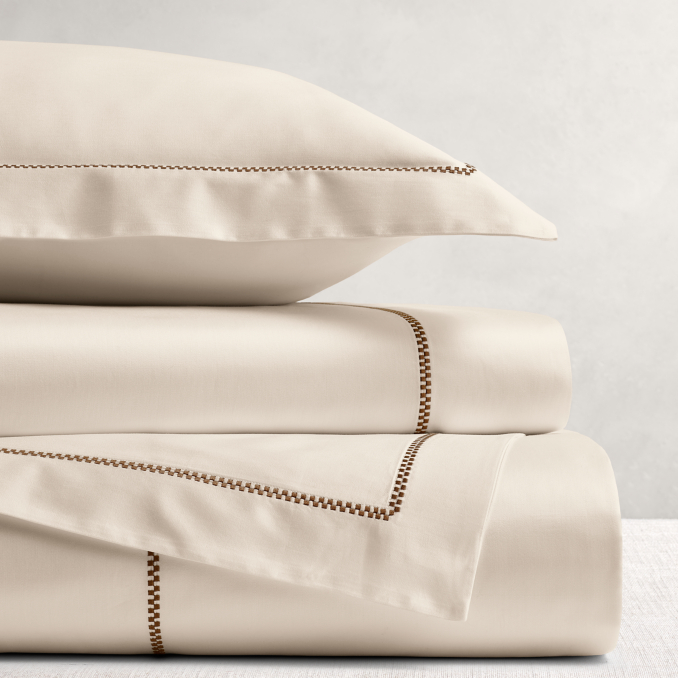 Italian Mosaic Stitch 600-thread-count Sateen Bedding Set
