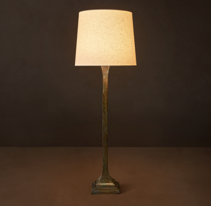 Shown in Patinated Bronze.