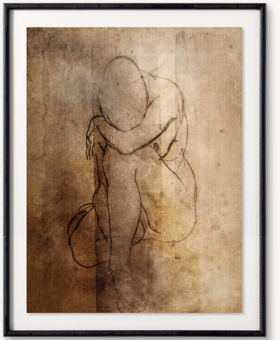 Joseph Knowles Sr.: Margarite 1 In Sepia - Large