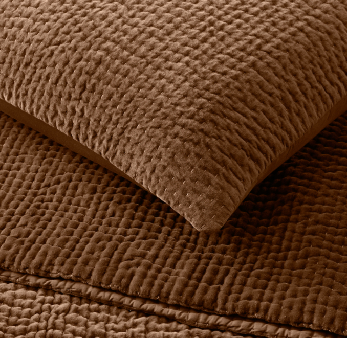Matte Velvet Pick Stitch Quilt