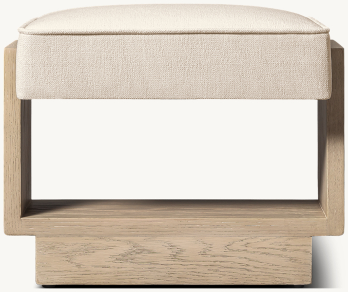 Shown in Natural Performance Linen Weave with Greige Oak finish.