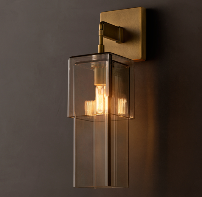 Shown in Lacquered Burnished Brass.