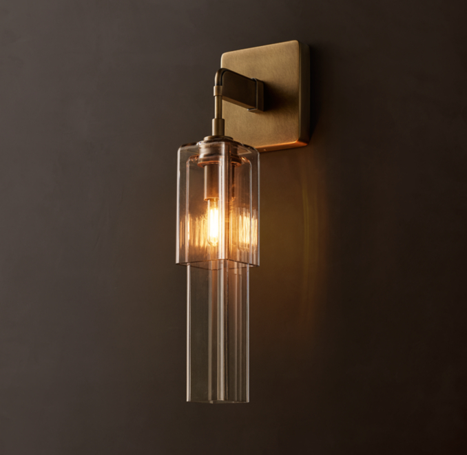 Shown in Lacquered Burnished Brass.