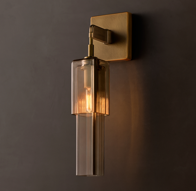 Shown in Lacquered Burnished Brass.