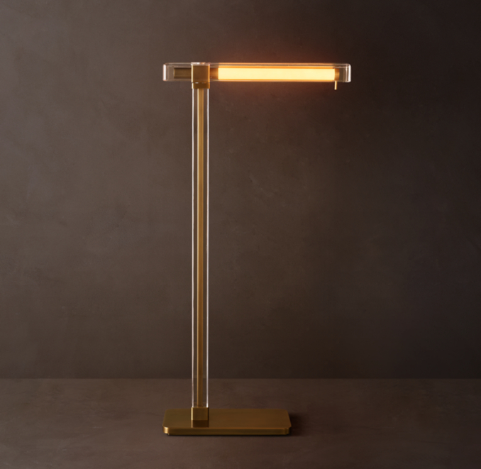 Shown in Lacquered Burnished Brass.