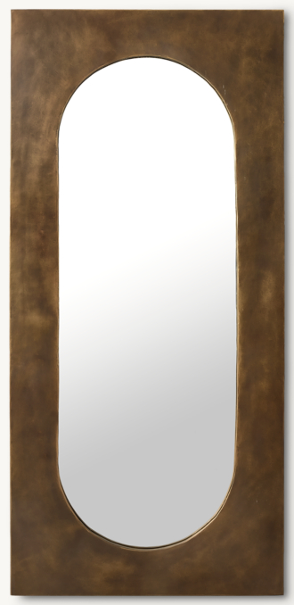Patina Brass Mirror