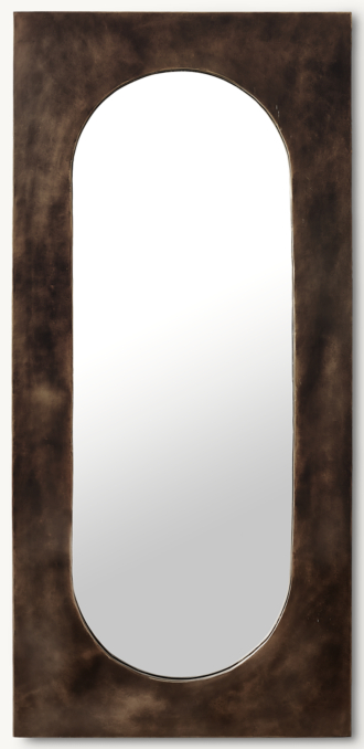 Patina Brass Mirror