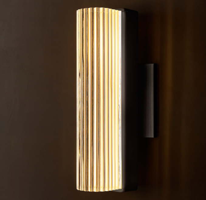 12" sconce shown in Bronze.
