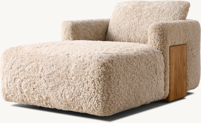 Owen Shearling Chaise | RH