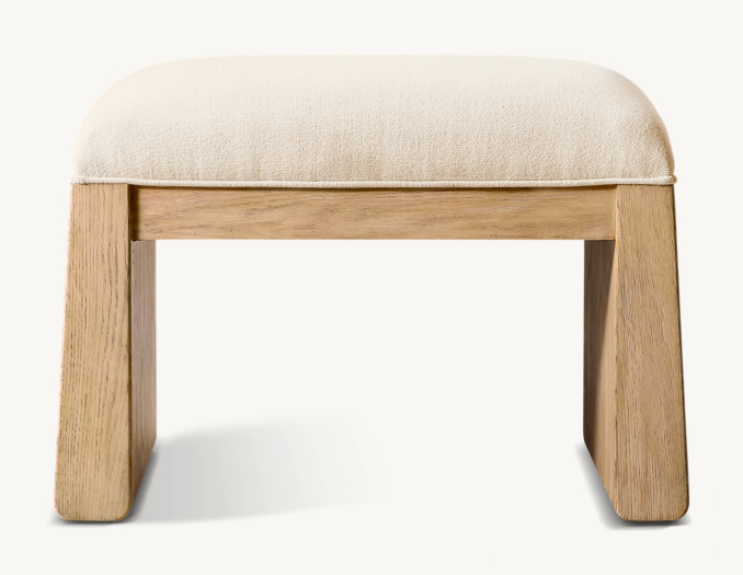 Shown in Natural Performance Linen Weave with Greige Oak finish.