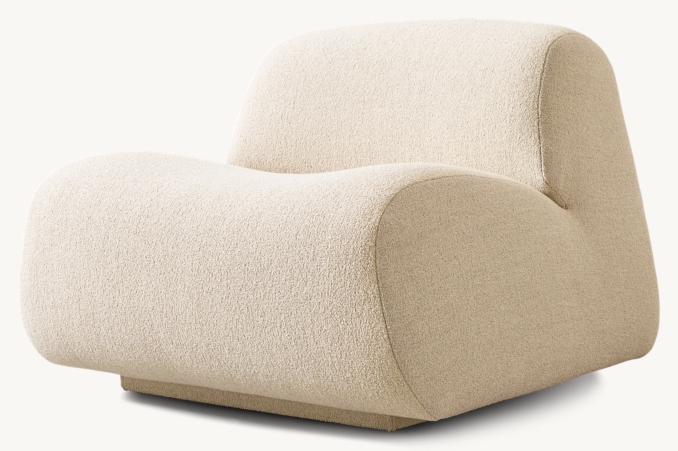 Shown in Bisque Italian Performance Fine Bouclé.