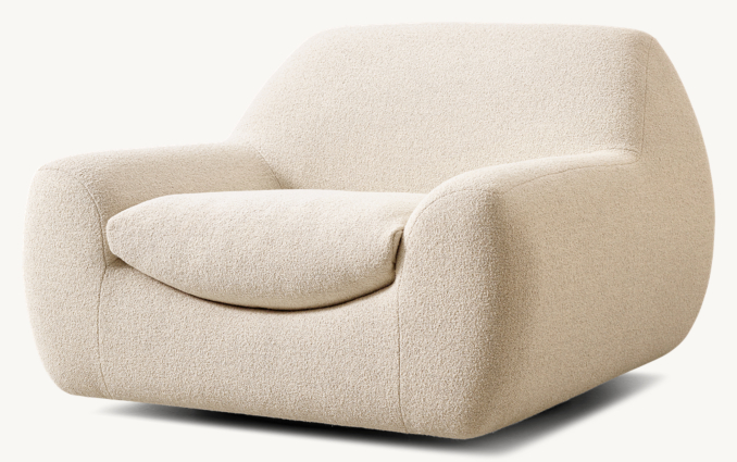 Shown in Bisque Italian Performance Fine Bouclé.