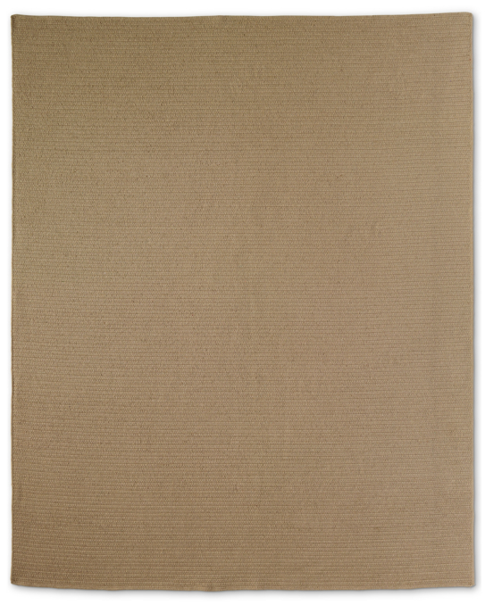 Solid Sunbrella® Braided Outdoor Rug Wheat