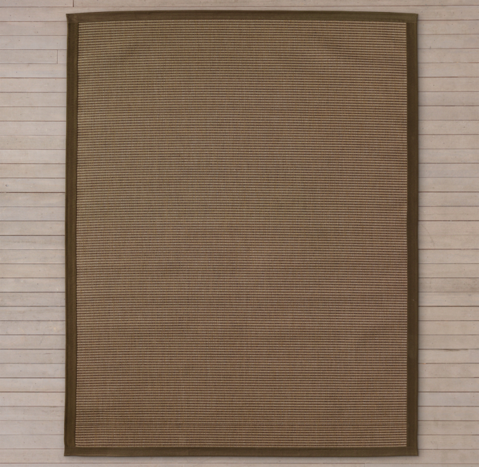 Sunbrella® Stripe Outdoor Rug Mocha