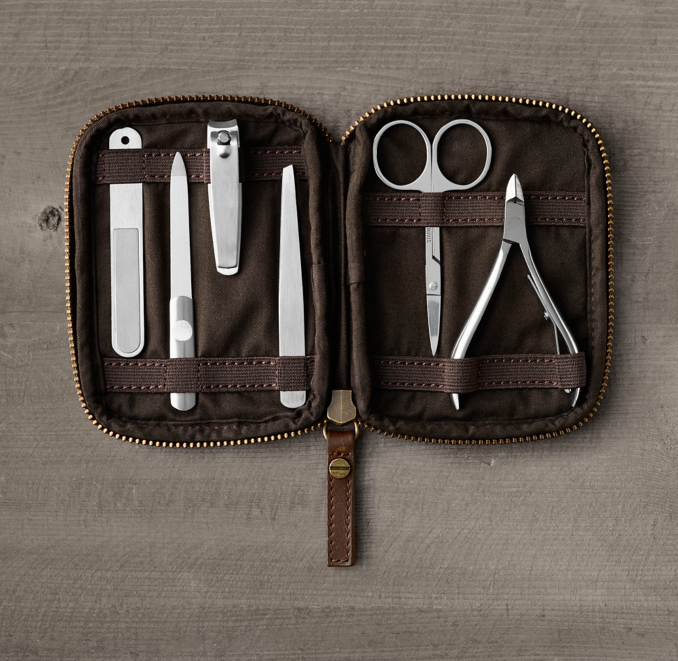 Italian Leather Grooming Kit