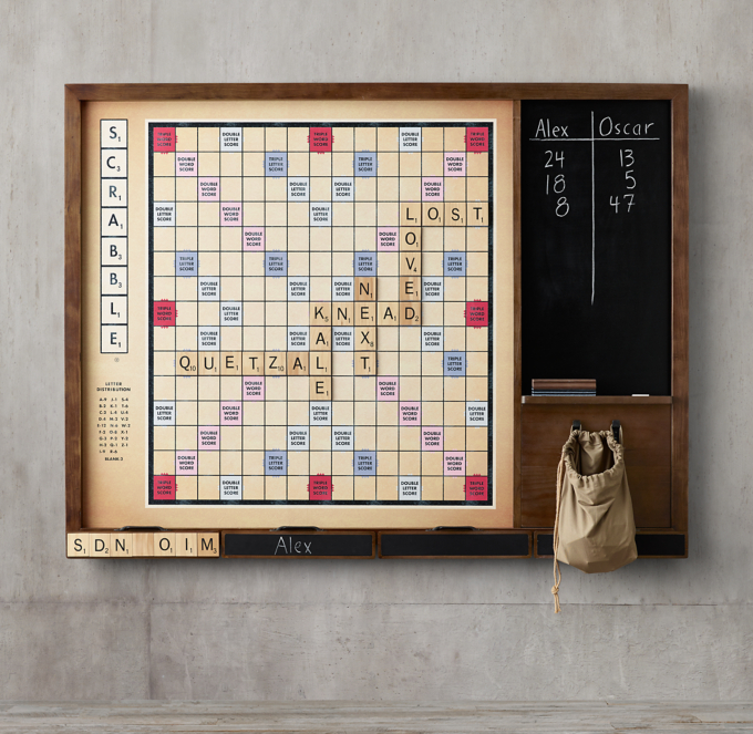 Wall Scrabble Game Board Scrabble for Wall Wall Decor 