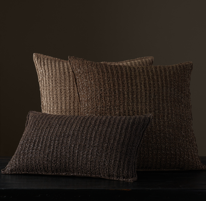 Suede Knit Pillow Cover