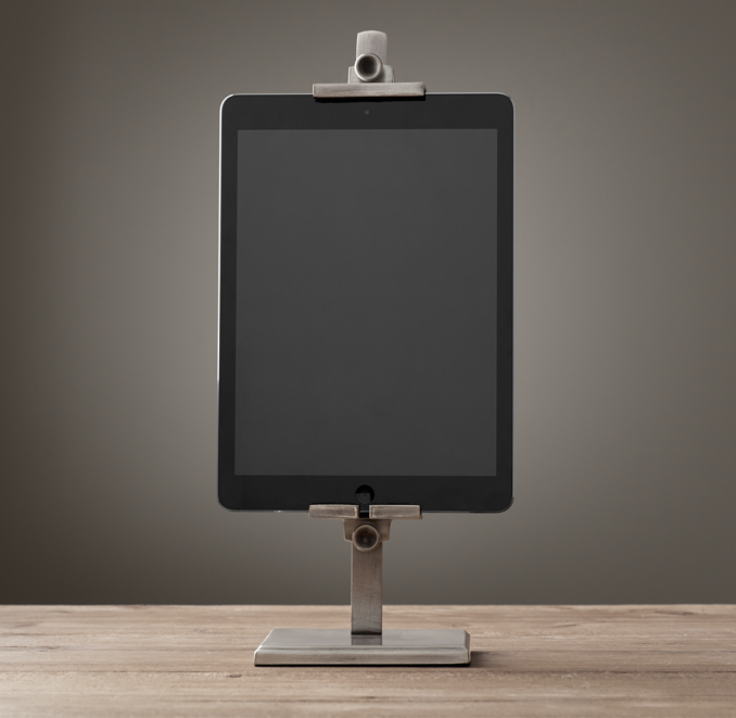 Metal Easel Stand For Ipad® Aged Steel
