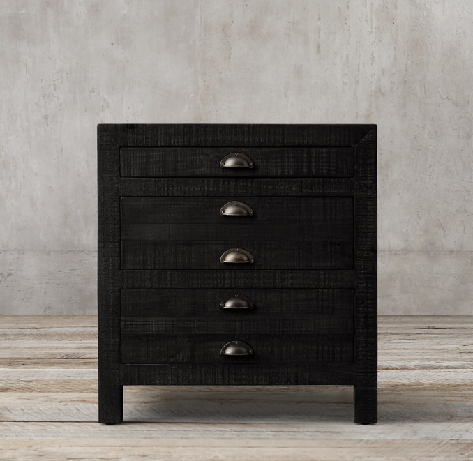 Printmaker Closed Nightstand