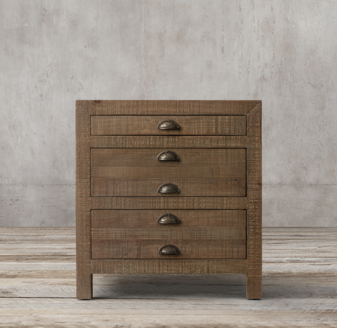 Printmaker Closed Nightstand