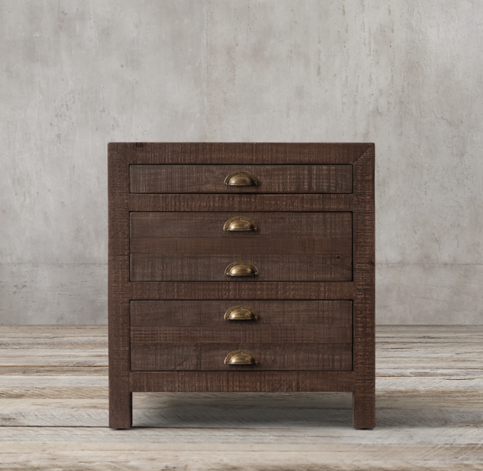 Printmaker Closed Nightstand