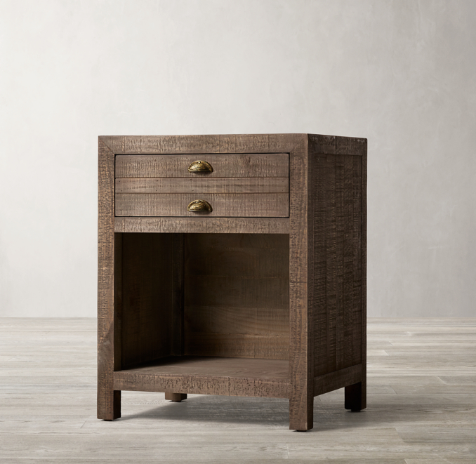 Printmaker's 24" Open Nightstand