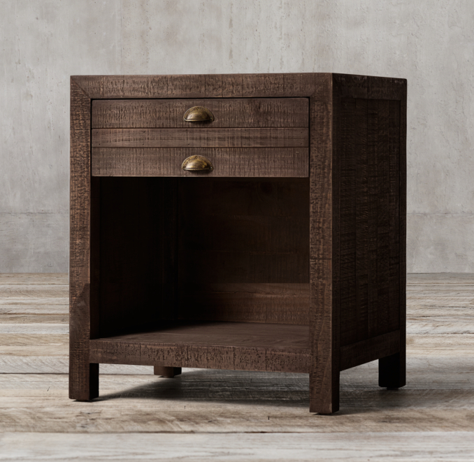 Printmaker's 24" Open Nightstand