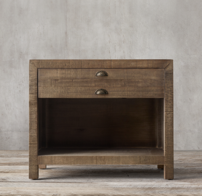 Printmaker's 30" Open Nightstand