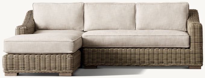Provence Left-Arm Sofa-Chaise Sectional
