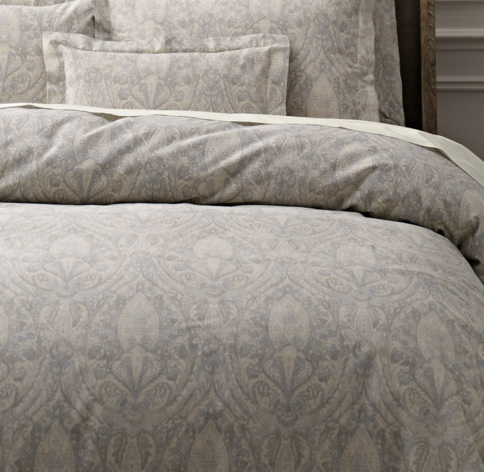 Italian 19th C Medallion Duvet Cover