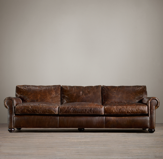Original Lancaster Leather Sofa