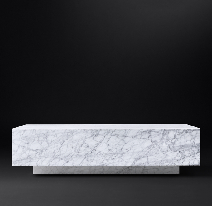 Marble Plinth Coffee Table