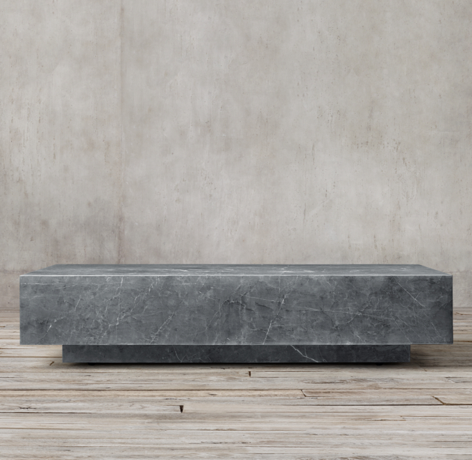 Marble Plinth Coffee Table