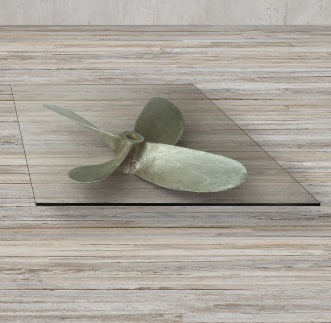 Salvaged Propeller Coffee Table