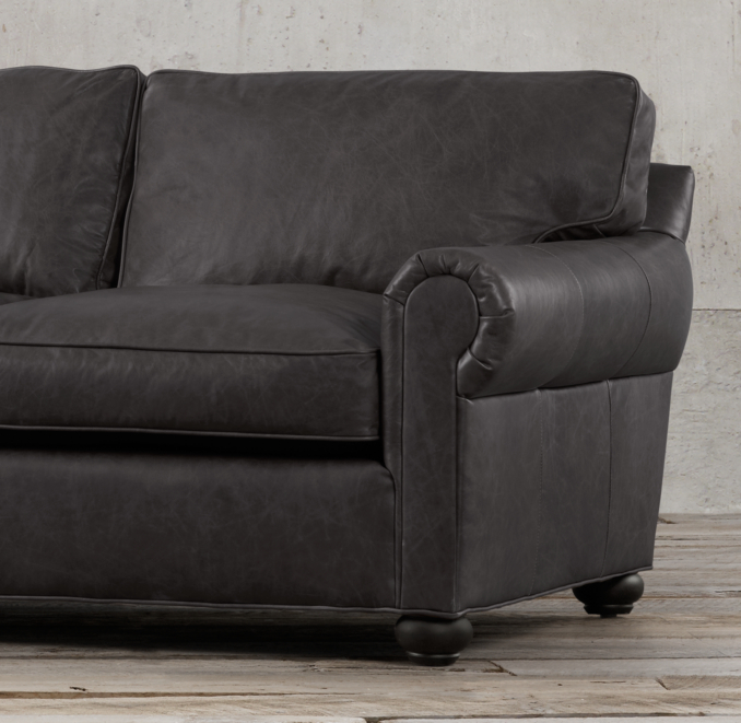 Original Lancaster Leather Sofa 