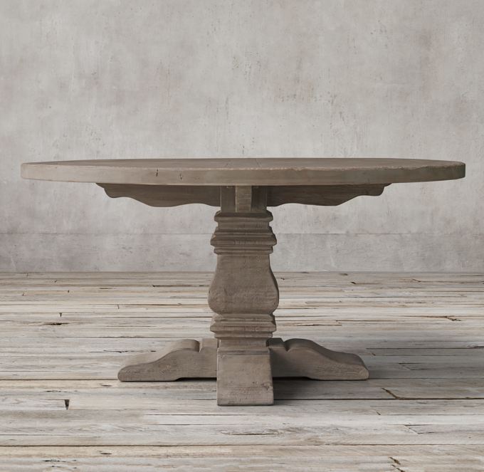 reclaimed wood 72 round dining table