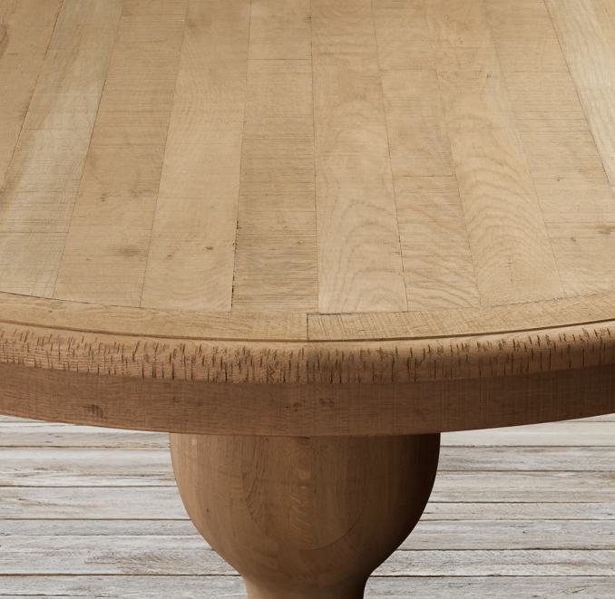 French Urn Pedestal Round Dining Table