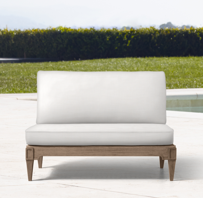 Devon TwoSeat Armless Sofa Cushions