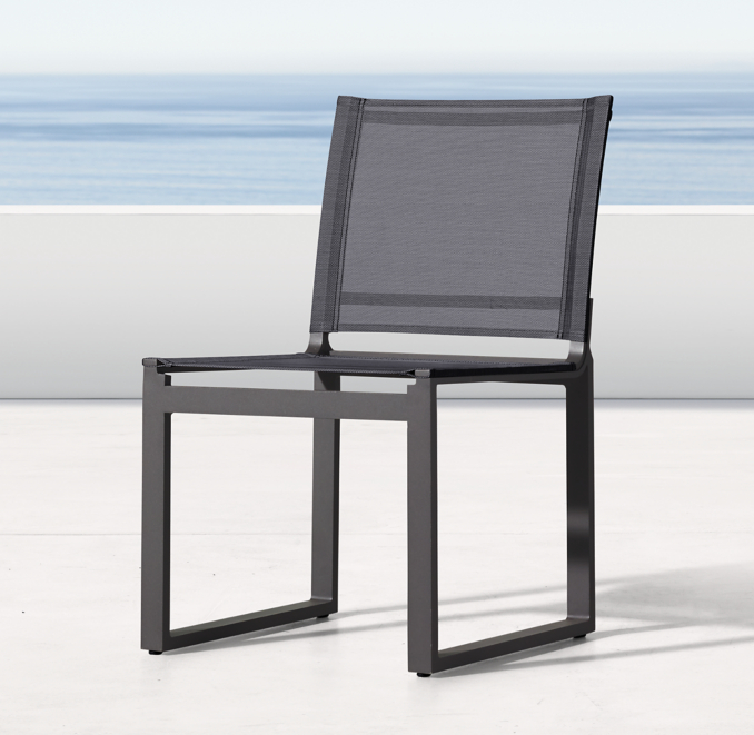 Aegean Aluminum & Mesh Side Chair
