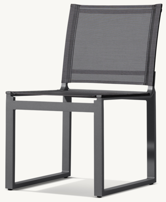 Aegean Aluminum &amp; Mesh Dining Side Chair