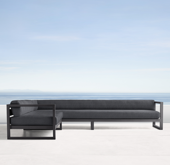 Aegean Aluminum LeftArm LSectional