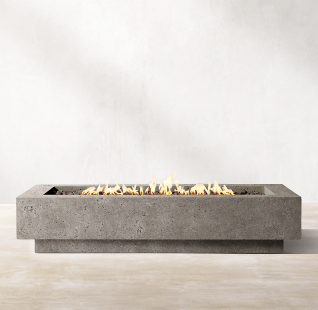 Ixtapa Rectangular Fire Table