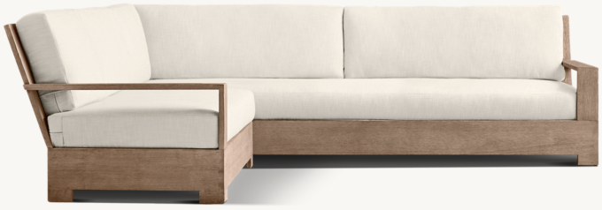 Belvedere Teak Customizable Sectional