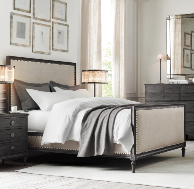 Maison Panel Bed With Footboard