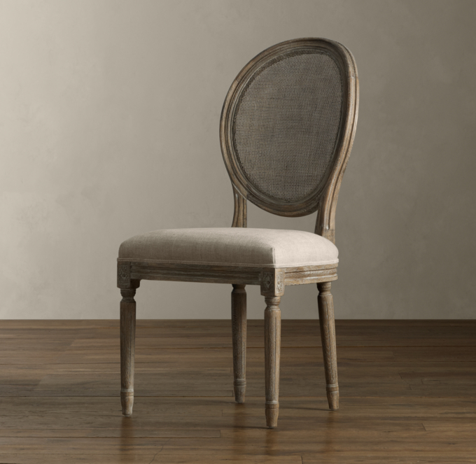 Restoration hardware store upholstered chairs