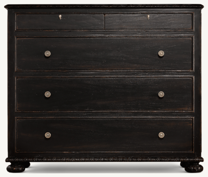 French Empire 5-Drawer Dresser 