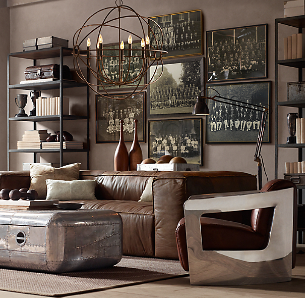 Matte Natural Iron. Foucaultu0027s Orb Chandelier 32