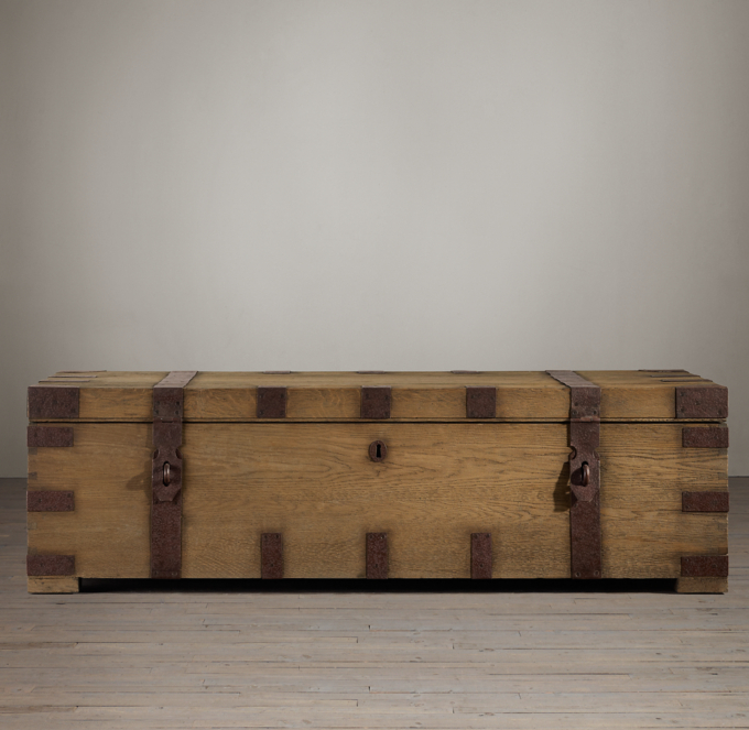 Heirloom Silver Chest Coffee Trunk