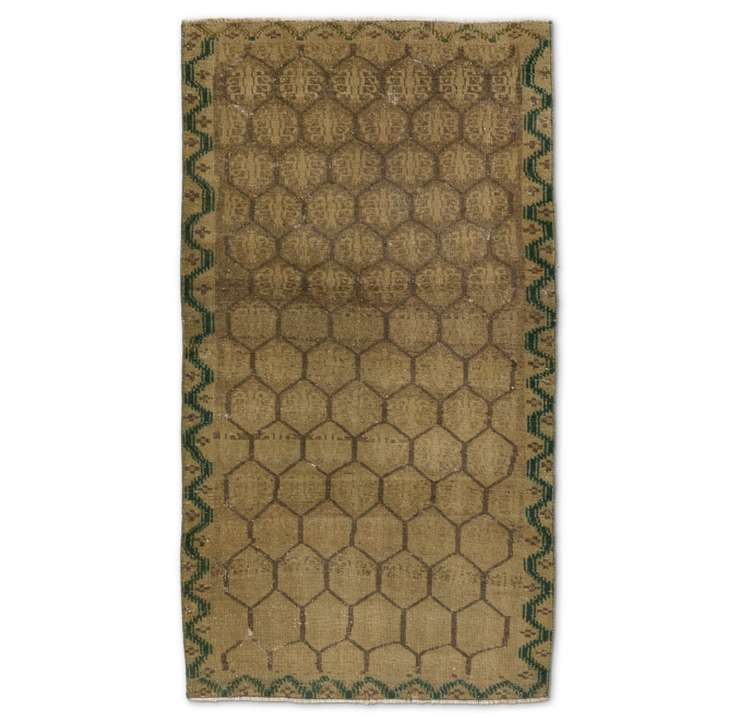 Overhead view of Vintage Rug - 3' X 5'8" 